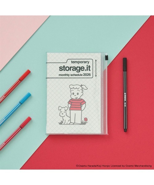 マークス 手帳 2026 スケジュール帳 2025年12月始まり 月間