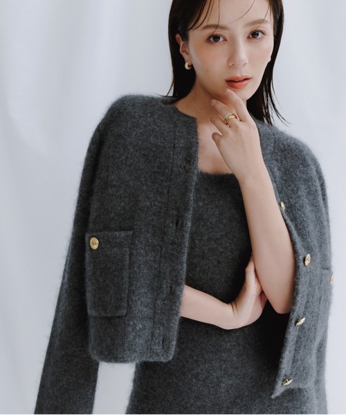 セール】カシミヤブレンドキャミソールニットワンピース（ワンピース