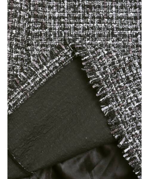CALNAMUR(カルナムール)の「クラシックツイードロングワンピース(ワンピース・レディース・ブラウン/ブラック・FREE)」の5枚目の写真