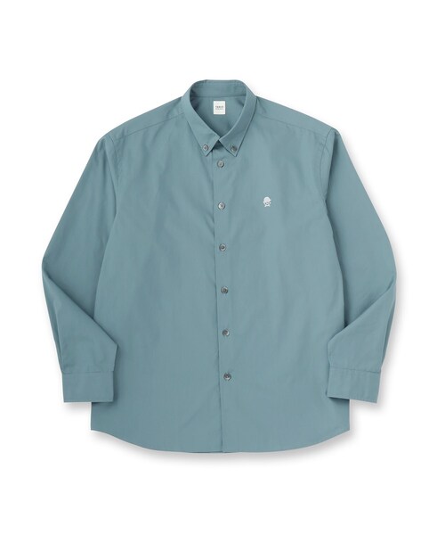 TAKEO KIKUCHI(タケオキクチ)の「【LIMITED】ワンポイント刺繍ボタンダウンシャツ(シャツ/ブラウス・メンズ・ネイビー/ベージュ/モスグリーン/ホワイト/チャコールグレー・01/02/03/04)」の13枚目の写真