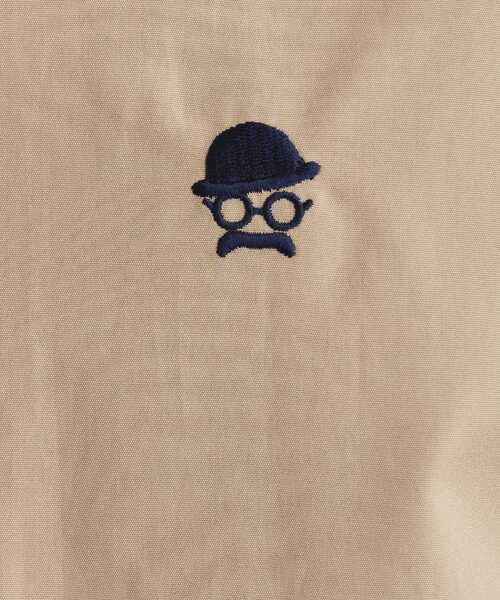 TAKEO KIKUCHI（タケオキクチ）の「【LIMITED】ワンポイント刺繍ボタンダウンシャツ（シャツ/ブラウス・メンズ・ネイビー/ベージュ/モスグリーン/ホワイト/チャコールグレー・01/02/03/04）」の18枚目の写真