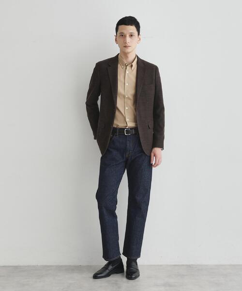 TAKEO KIKUCHI(タケオキクチ)の「【LIMITED】ワンポイント刺繍ボタンダウンシャツ(シャツ/ブラウス・メンズ・ネイビー/ベージュ/モスグリーン/ホワイト/チャコールグレー・01/02/03/04)」の12枚目の写真