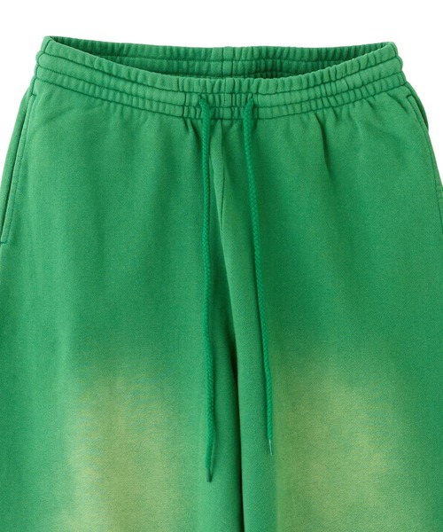 X-girl（エックスガール）の「OVERDYED SWEAT PANTS（スウェットパンツ・レディース・ピンク/グリーン/ネイビー・S/M）」の11枚目の写真