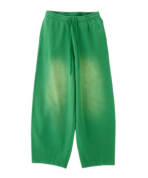 X-girl（エックスガール）の「OVERDYED SWEAT PANTS（スウェットパンツ・レディース・ピンク/グリーン/ネイビー・S/M）」の9枚目の写真