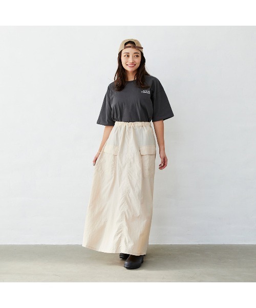 Fluffy BROTHERS（フラッフィーブラザーズ）の「2WAYジャンスカ（ジャンパースカート・レディース・ブラック/ベージュ・S/M/L/XL）」の16枚目の写真