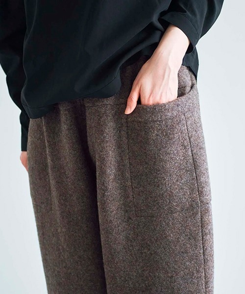 ata pants 3. / 圧縮ウールパンツ（その他パンツ）｜ata（アタ）の