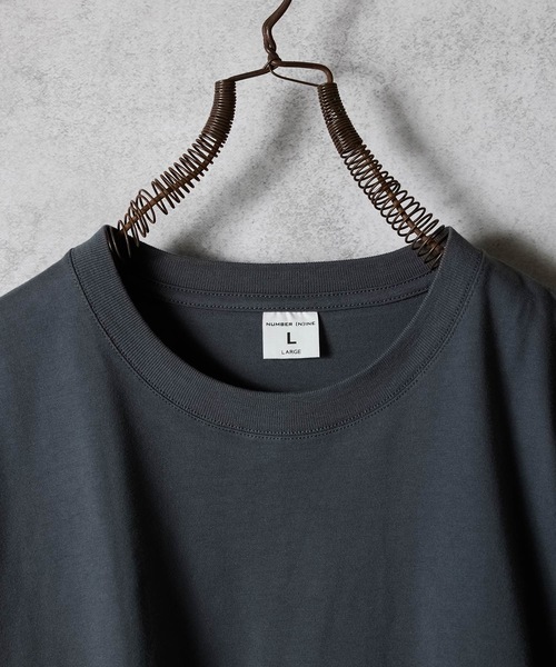 BASIC HEM PRINTED L/S T-SHIRT / ベーシック ワンポイント ロゴ