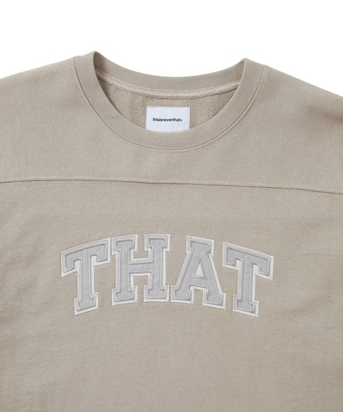 thisisneverthat(ディスイズネバーザット)の「THAT Panelled Crewneck(スウェット・メンズ・グリーン系その他/ベージュ系その他/ブラック・L/M/S/XL)」の7枚目の写真
