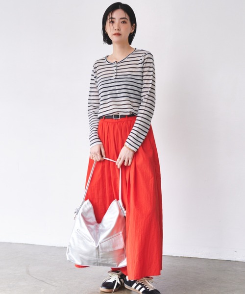 FMiBL(ファミル)の「ソフトフェイクレザーアウトポケットBAG(ショルダーバッグ・レディース・ブラック/シルバー/ホワイト・FREE)」の22枚目の写真