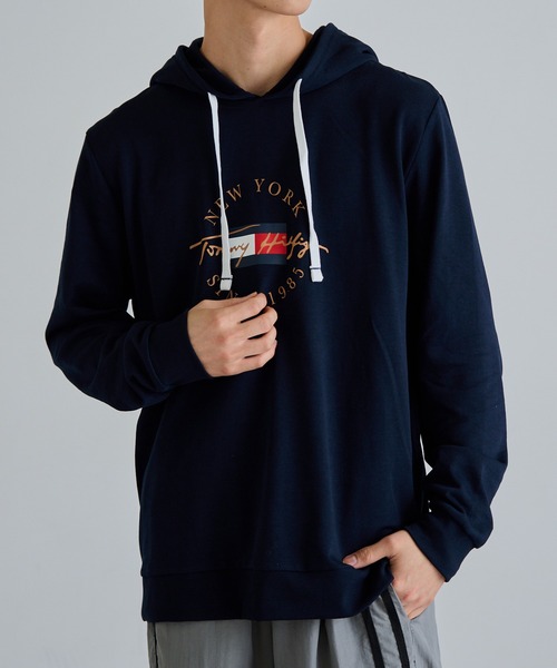 TOMMY HILFIGER(トミーヒルフィガー)の「【TOMMY HILFIGER】ロゴプリント パーカー 09T4502(パーカー・メンズ・ホワイト/ネイビー/グレー・S/M/L/XL)」の18枚目の写真