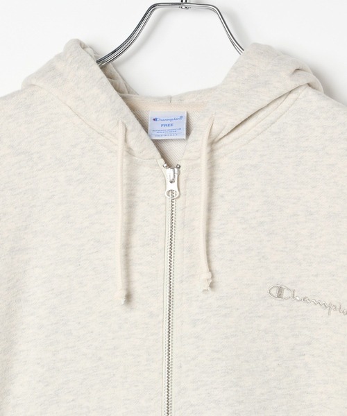 Champion（チャンピオン）の「【Champion(チャンピオン)】別注刺繍スウェットパーカー（パーカー・レディース・ブラック/ダークブラウン/オートミール・FREE）」の14枚目の写真