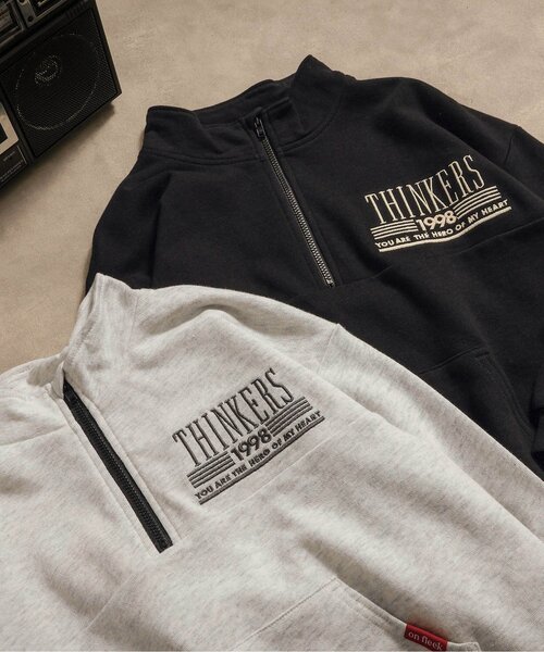 BREEZE(ブリーズ)の「【B NEWJACK・セットアップ可】ハーフジップトレーナー_ジュニア対応(スウェット・キッズ・ブラック/アイボリー・90/100/120/130/140/150/160/110)」の7枚目の写真