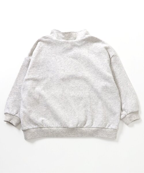 BREEZE(ブリーズ)の「【B NEWJACK・セットアップ可】ハーフジップトレーナー_ジュニア対応(スウェット・キッズ・ブラック/アイボリー・90/100/120/130/140/150/160/110)」の14枚目の写真