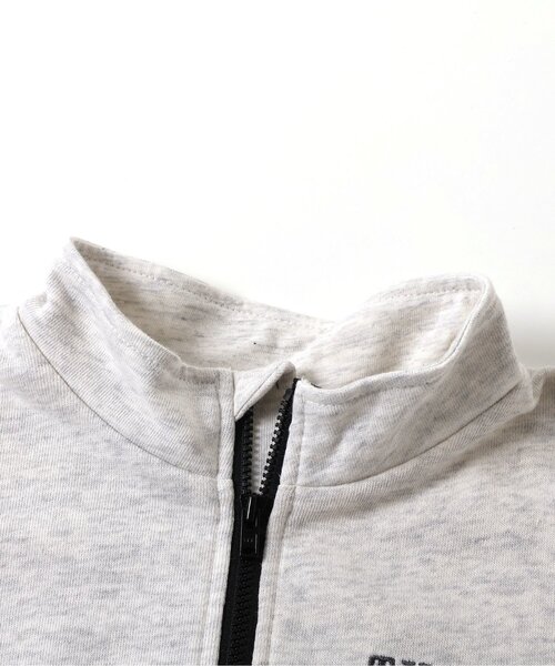 BREEZE(ブリーズ)の「【B NEWJACK・セットアップ可】ハーフジップトレーナー_ジュニア対応(スウェット・キッズ・ブラック/アイボリー・90/100/120/130/140/150/160/110)」の16枚目の写真