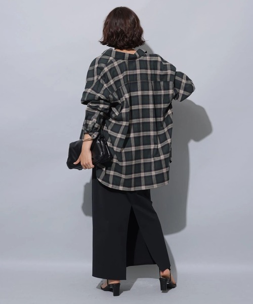 ネルチェックシャツ新品アルページュストーリー人気‼️ ネルチェックシャツ（シャツ/ブラウス）｜Arpege story