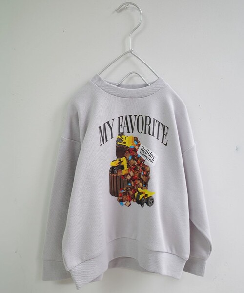 aBity select（アビティセレクト）の「【aBity select./アビティセレクト】スイーツグラフィックアソート裏毛トレーナー（スウェット・キッズ・ライトグレー/ブラック/アイボリー・130/90/110/120/100）」の8枚目の写真