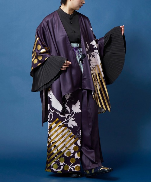 カヤ(カヤ)の「【カヤ】襞寄せバンドカラーシャツ(シャツ/ブラウス・レディース・スミクロ/ホワイト/エンジ/ライトパープル・FREE)」の12枚目の写真