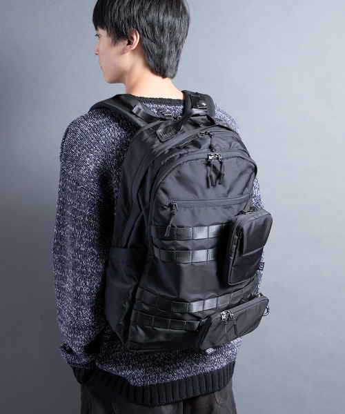 Magine(マージン)の「NoiR ノアール Tweak back pack/トゥイーク バックパック(バックパック/リュック・メンズ・ブラック/ブラック系その他・FREE)」の7枚目の写真