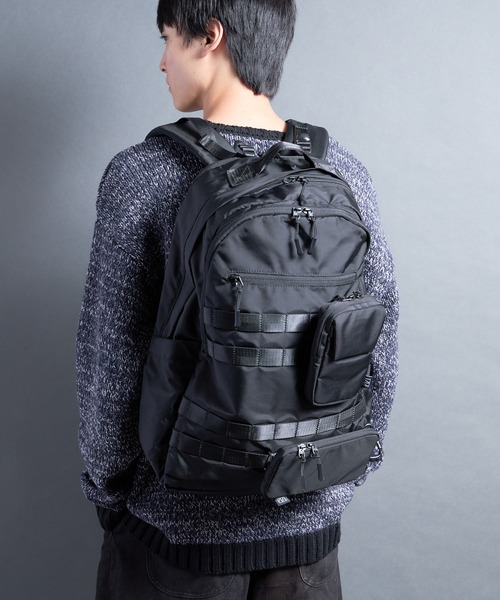 Magine(マージン)の「NoiR ノアール Tweak back pack/トゥイーク バックパック(バックパック/リュック・メンズ・ブラック/ブラック系その他・FREE)」の5枚目の写真