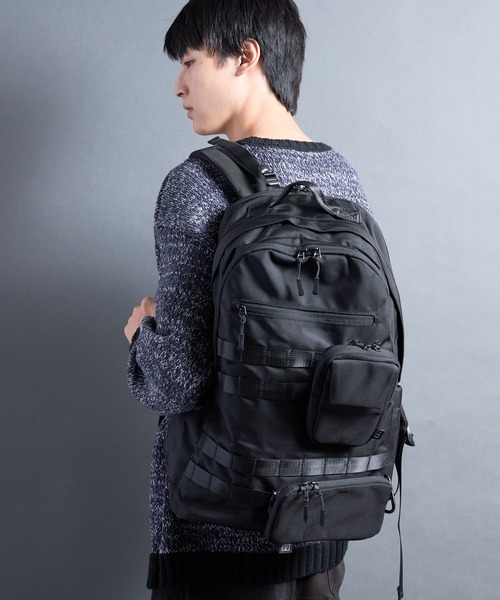 Magine(マージン)の「NoiR ノアール Tweak back pack/トゥイーク バックパック(バックパック/リュック・メンズ・ブラック/ブラック系その他・FREE)」の4枚目の写真