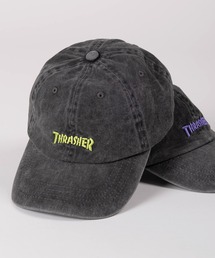 THRASHER（スラッシャー）の「【79】【THRASHER/スラッシャー】ウォッシュ加工 ワンポイント ブランドロゴ ローキャップ（キャップ）」