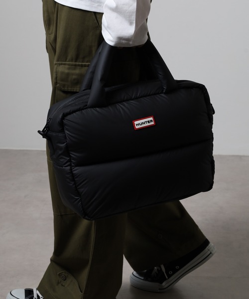 HUNTER(ハンター)の「HUNTER イントレピッド エクストラ パフド ラージ ボストン(ボストンバッグ・レディース・オフホワイト/ブラック・FREE)」の20枚目の写真
