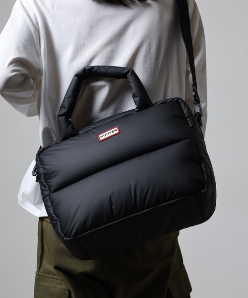 HUNTER(ハンター)の「HUNTER イントレピッド エクストラ パフド ラージ ボストン(ボストンバッグ・レディース・オフホワイト/ブラック・FREE)」の22枚目の写真