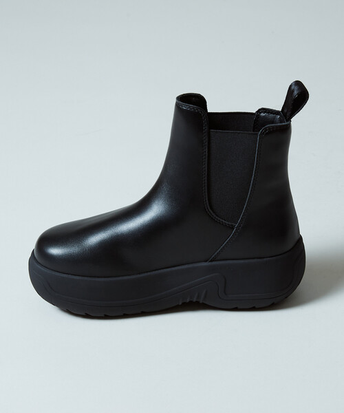 PUBLUX（パブリュクス）の「SHAKA/シャカ CHELSEA BOOTIE EVOL CHUNKY[23.0~25.0cm]限定展開/チェルシー ブーティー エボル チャンキー/厚底サイドゴアブーツ（ブーツ・レディース・ブラック/シルバー・25.0cm/24.0cm/23.0cm）」の8枚目の写真