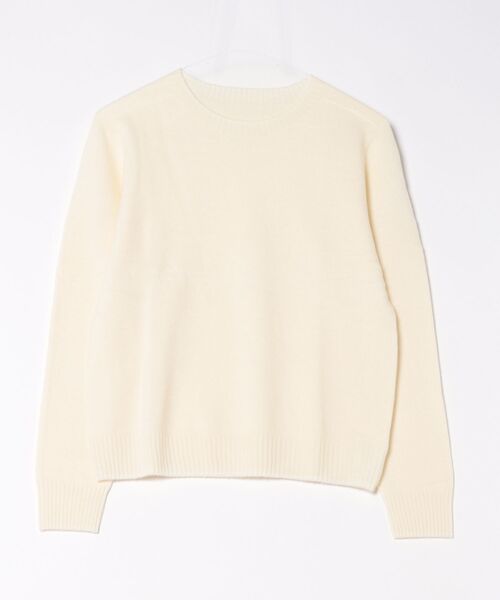 Lace Ladies（レースレディース）の「ウール カシミヤ クルーネック ニット プルオーバー（ニット/セーター・レディース・ベージュ/グレー/アイボリー/ブラック・FREE）」の18枚目の写真