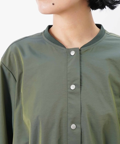 LUCA/LADY LUCK LUCA（ルカ/レディラックルカ）の「LC/LLL 玉虫リブブルゾン【セットアップ着用可】（ブルゾン・レディース・ベージュ/グリーン・FREE）」の7枚目の写真