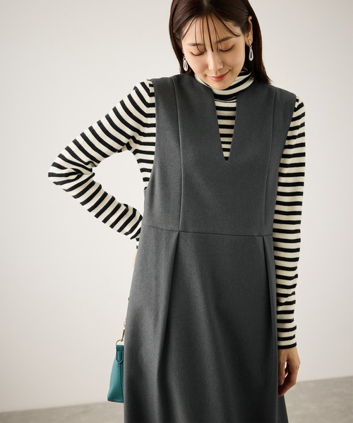 キーネックジャンパースカート（ジャンパースカート）｜ROPE' PICNIC