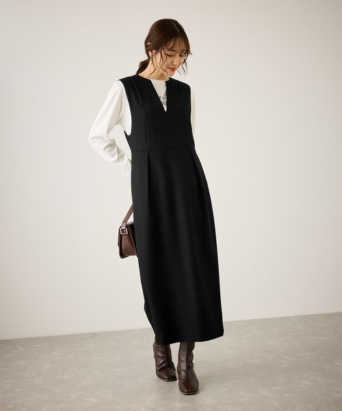 キーネックジャンパースカート（ジャンパースカート）｜ROPE' PICNIC