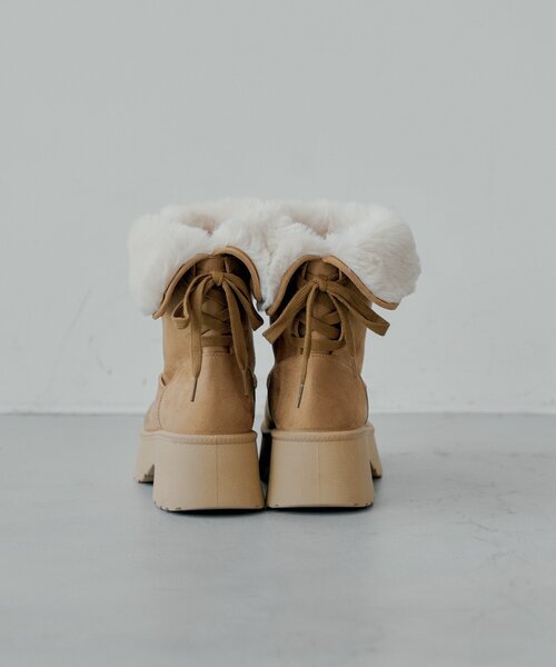 セール】バックレースアップムートンブーツ（ブーツ）｜Chico（チコ