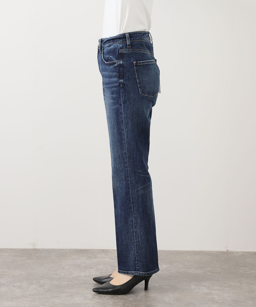 La TOTALITE（ラトータリテ）の「【洗える】Healthy denim/ヘルシーデニム Celery Long（デニムパンツ・レディース・ブラック/ブルー・22/23/24/25）」の5枚目の写真