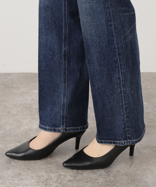 La TOTALITE（ラトータリテ）の「【洗える】Healthy denim/ヘルシーデニム Celery Long（デニムパンツ・レディース・ブラック/ブルー・22/23/24/25）」の11枚目の写真