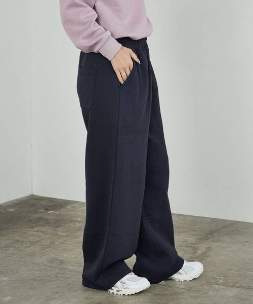 U.S. POLO ASSN.（ユーエスポロアッスン）の「U.S. POLO ASSN./ユーエスポロアッスン テーパード イージースウェットワイドパンツ（スウェットパンツ・レディース・ネイビー/ブラック/オートミール・M/L）」の15枚目の写真