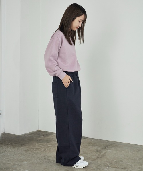 U.S. POLO ASSN.（ユーエスポロアッスン）の「U.S. POLO ASSN./ユーエスポロアッスン テーパード イージースウェットワイドパンツ（スウェットパンツ・レディース・ネイビー/ブラック/オートミール・M/L）」の12枚目の写真