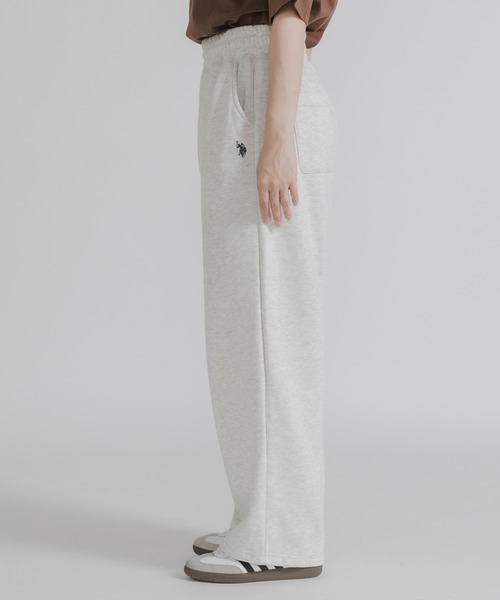 U.S. POLO ASSN.（ユーエスポロアッスン）の「U.S. POLO ASSN./ユーエスポロアッスン テーパード イージースウェットワイドパンツ（スウェットパンツ・レディース・ネイビー/ブラック/オートミール・M/L）」の9枚目の写真