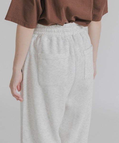 U.S. POLO ASSN.（ユーエスポロアッスン）の「U.S. POLO ASSN./ユーエスポロアッスン テーパード イージースウェットワイドパンツ（スウェットパンツ・レディース・ネイビー/ブラック/オートミール・M/L）」の6枚目の写真