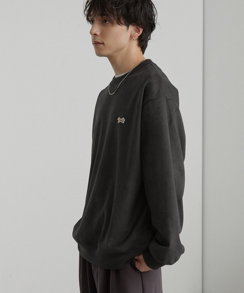 別注 THE FOX 狐狸刺繡Logo 寬版廓形大學T