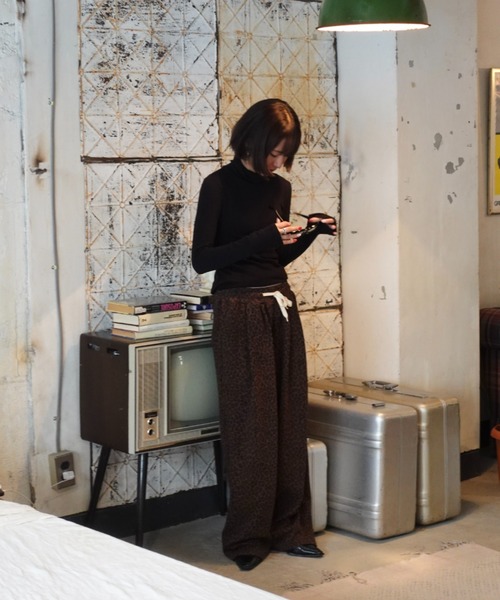 レオパードボリュームラフパンツ（その他パンツ）｜TEEN BOOP