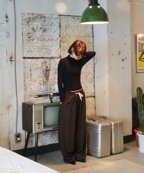 レオパードボリュームラフパンツ（その他パンツ）｜TEEN BOOP