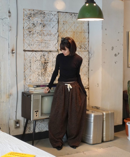 TEEN BOOPレオパード　ボリュームパンツ レオパードボリュームラフパンツ（その他パンツ）｜TEEN BOOP