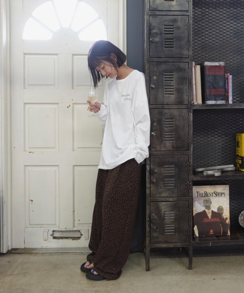 レオパードボリュームラフパンツ（その他パンツ）｜TEEN BOOP