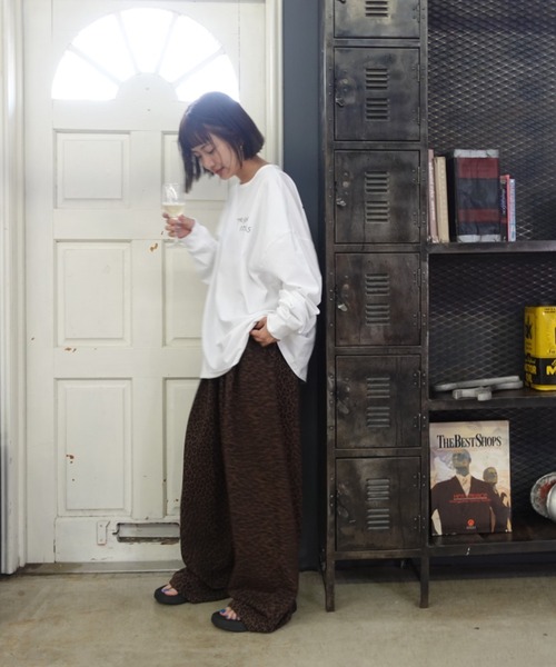 レオパードボリュームラフパンツ（その他パンツ）｜TEEN BOOP