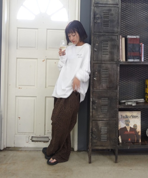 レオパードボリュームラフパンツ（その他パンツ）｜TEEN BOOP