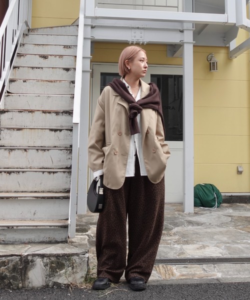 レオパードボリュームラフパンツ（その他パンツ）｜TEEN BOOP