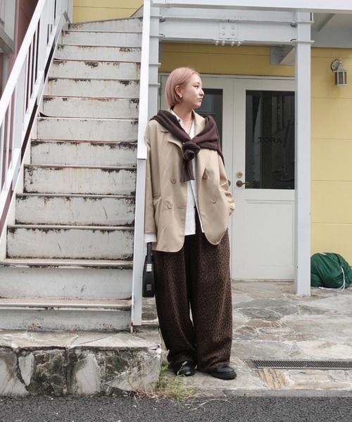 レオパードボリュームラフパンツ（その他パンツ）｜TEEN BOOP