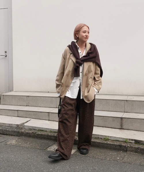 レオパードボリュームラフパンツ（その他パンツ）｜TEEN BOOP