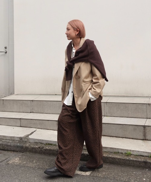 レオパードボリュームラフパンツ（その他パンツ）｜TEEN BOOP